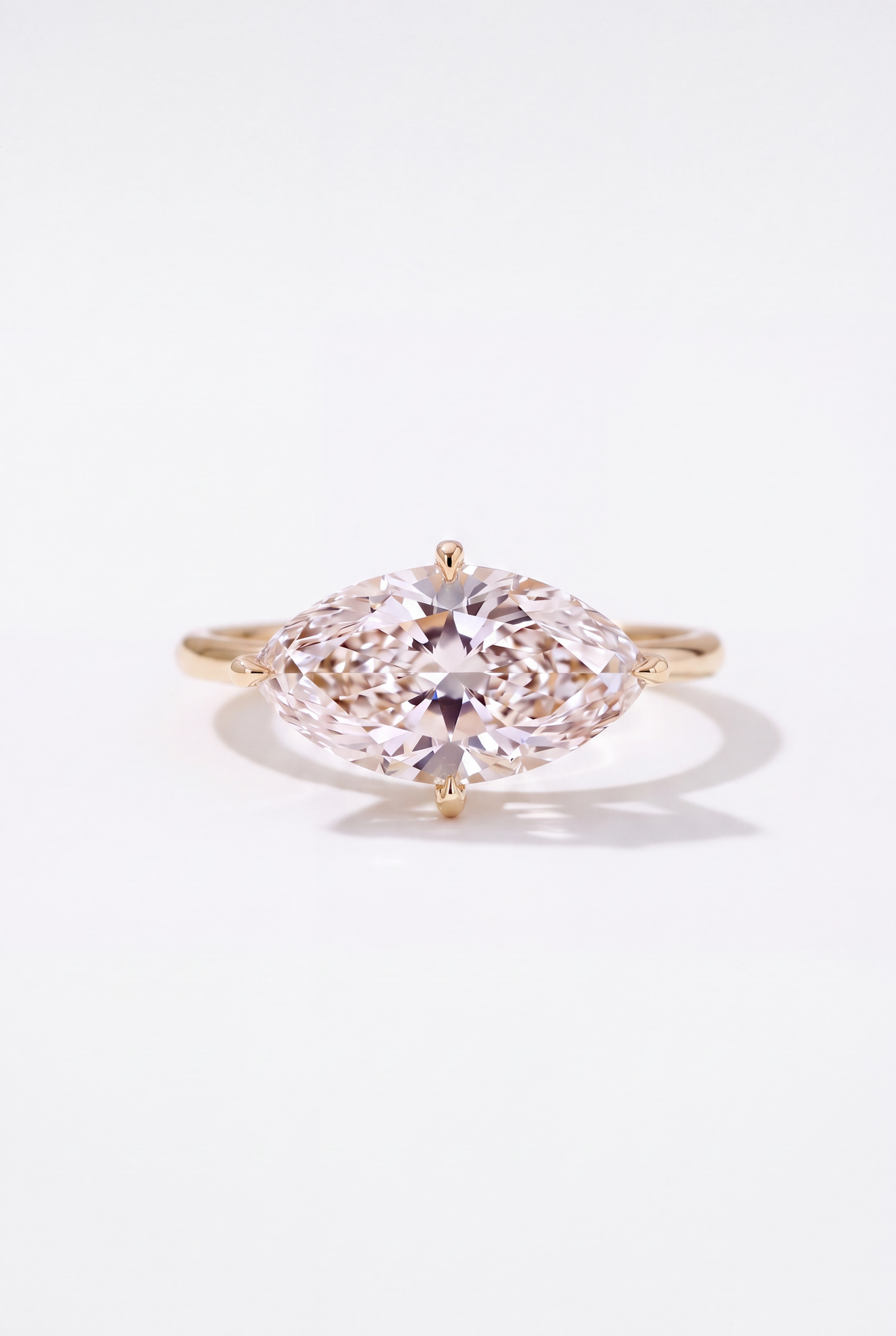 The East West Solitaire Ring