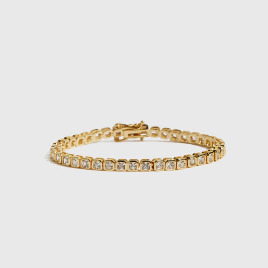 The Square-Cut Linear Bracelet