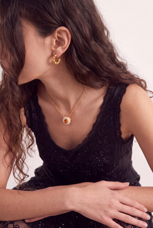 The Sculpted Cable Hoops