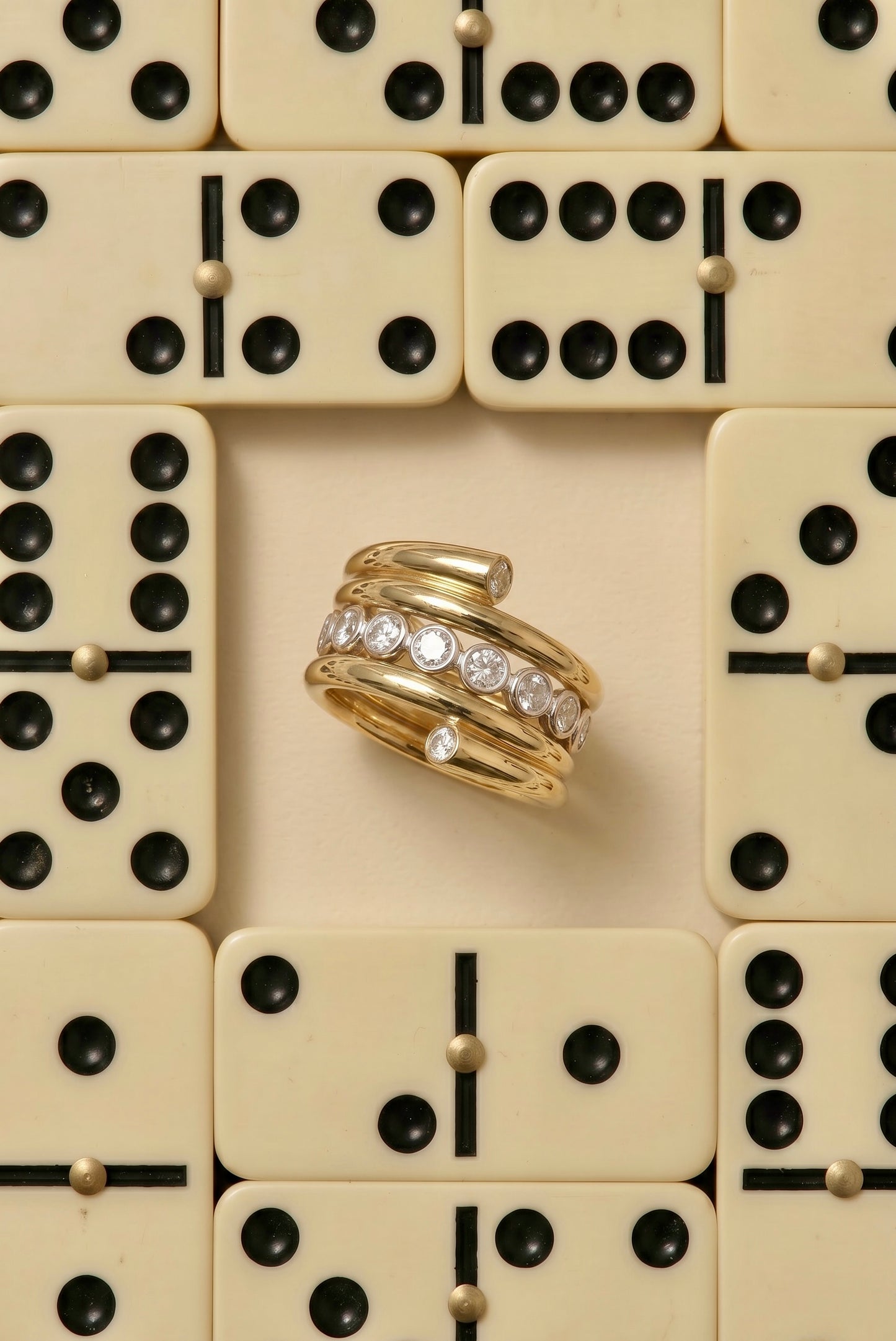 The Two-Tone Helix Ring