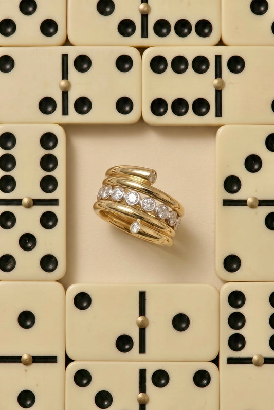 The Two-Tone Helix Ring