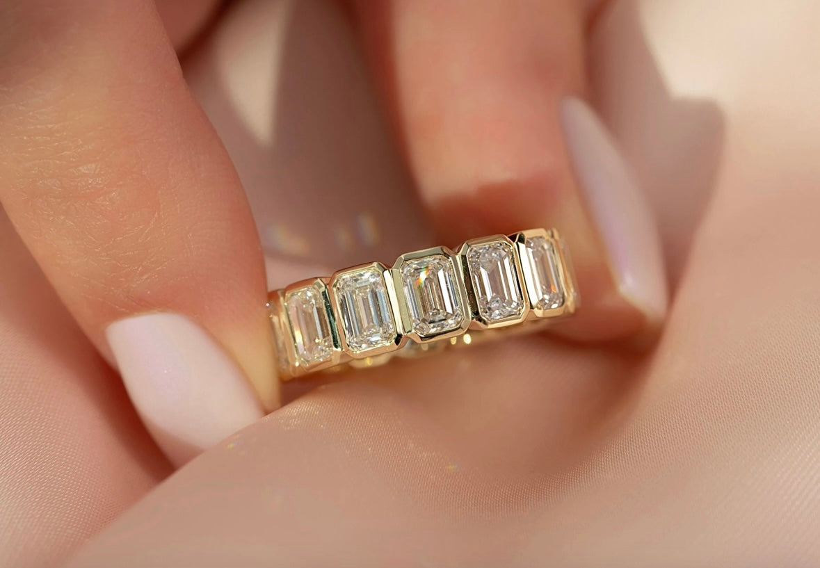 The Baguette Bezel Eternity Band