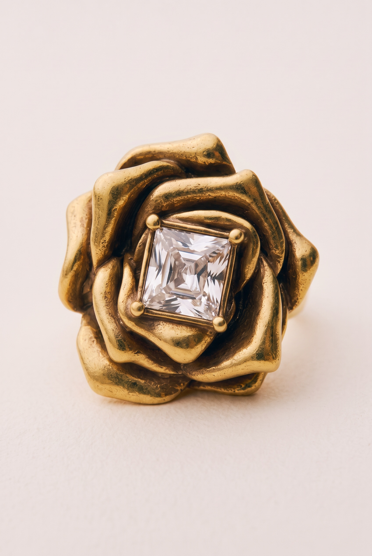 The Camellia Rose Vintage Statement Ring
