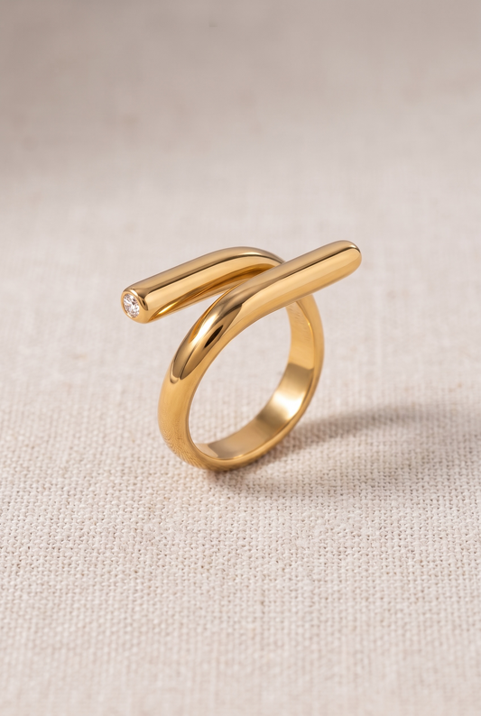 The Solid Helix Ring