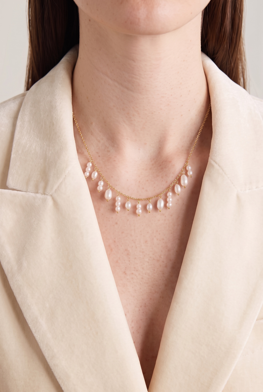The Fringe Pearl Necklace