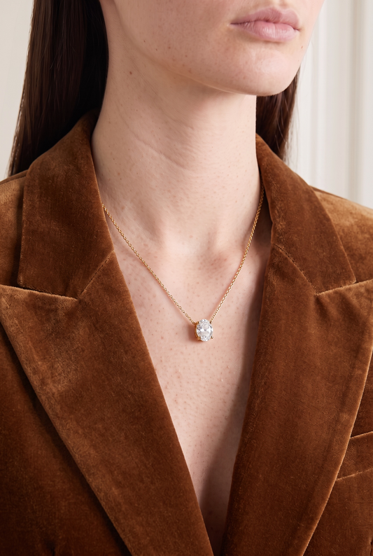 The Oval-Cut Pendant