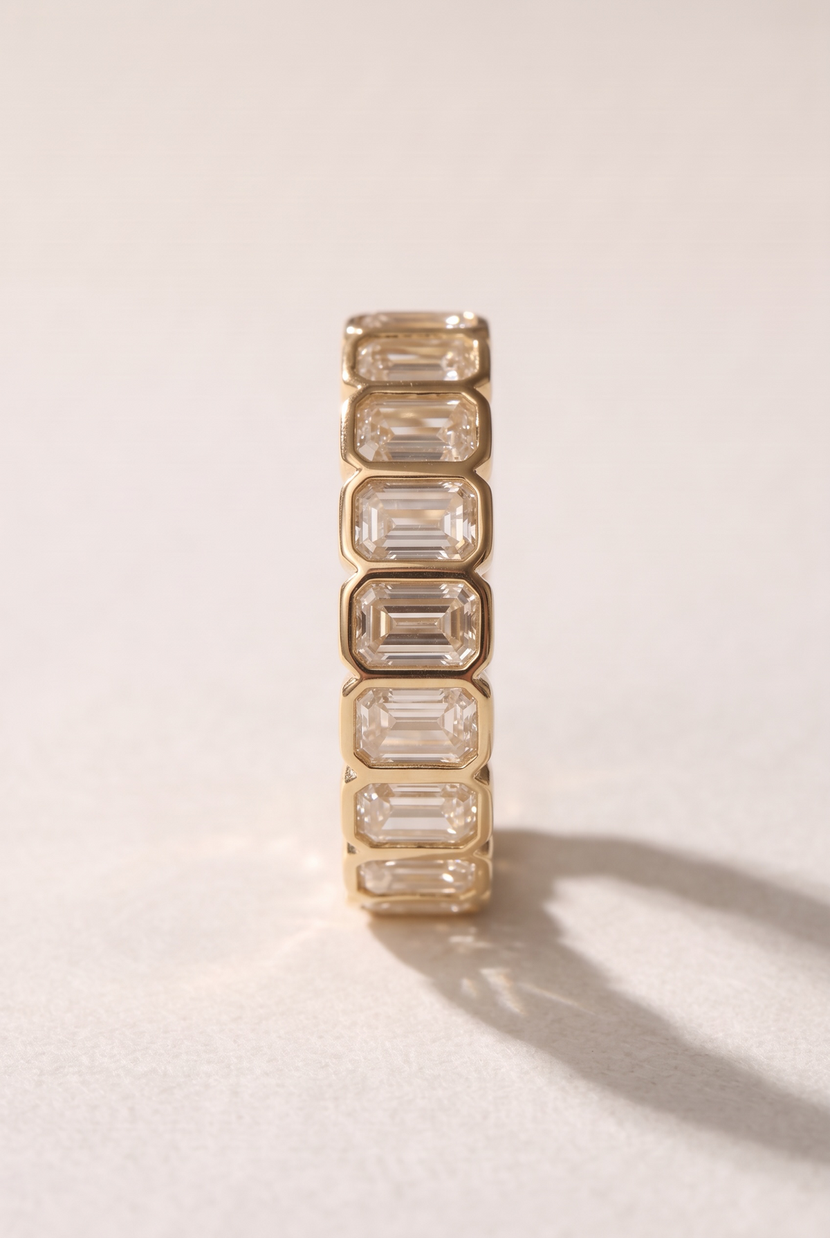 The Baguette Bezel Eternity Band