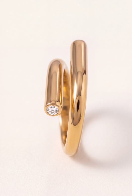 The Solid Helix Ring