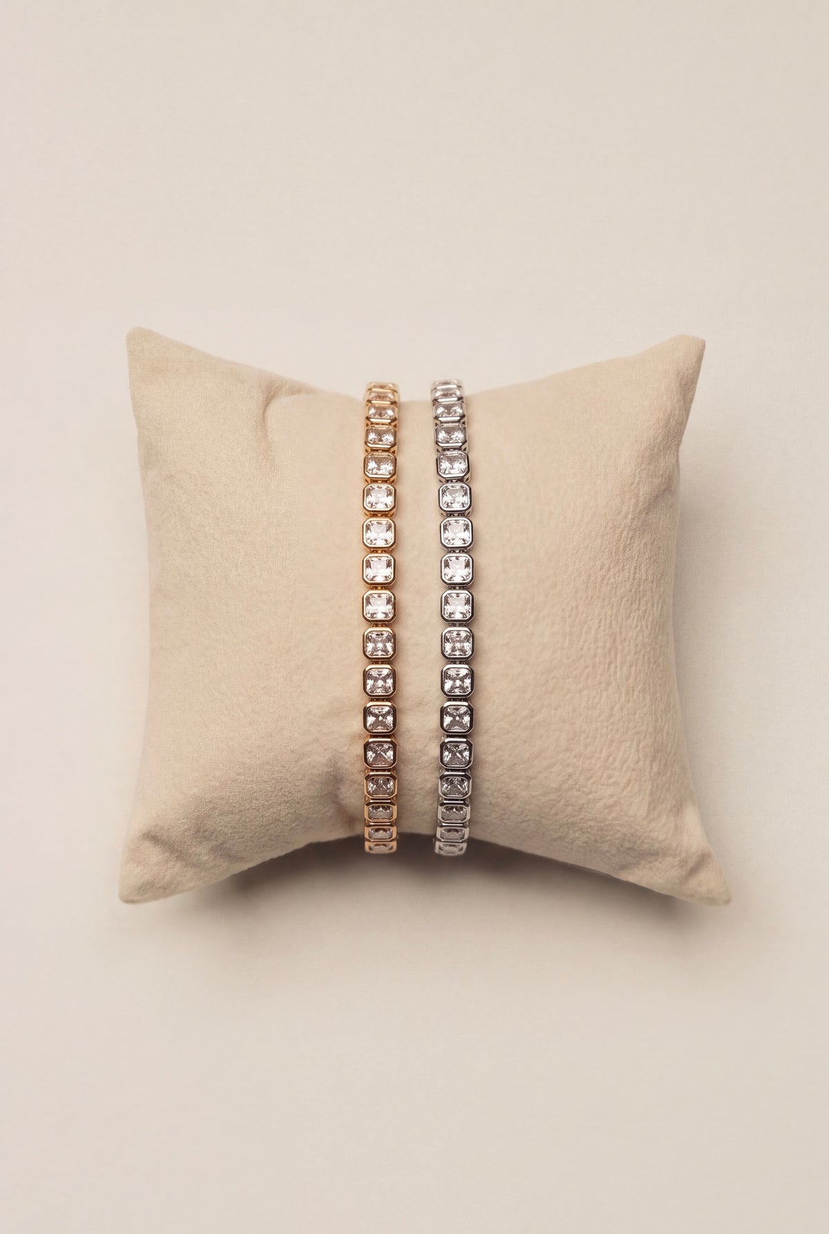 The Square-Cut Linear Bracelet