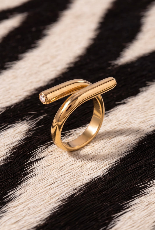 The Solid Helix Ring