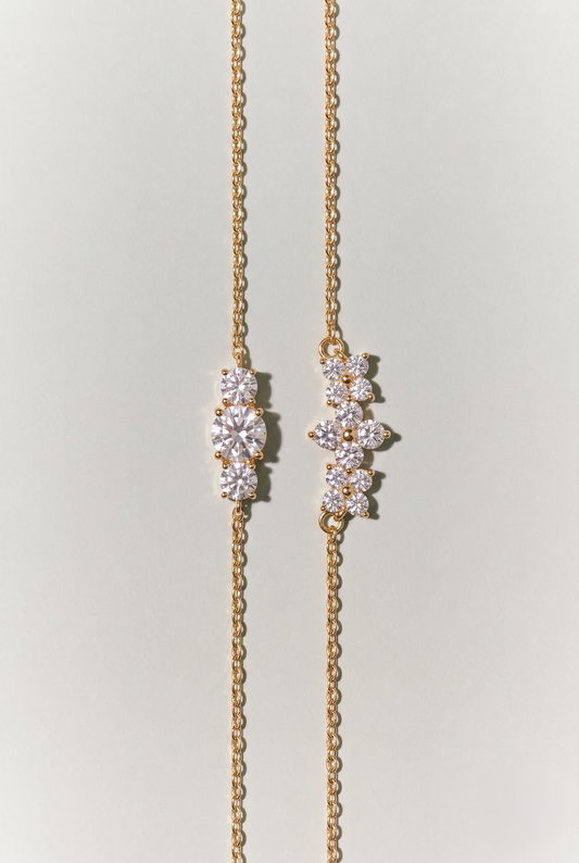 The Triad Pendant + Studs Duet