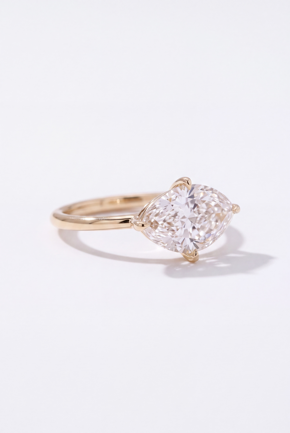 The East West Solitaire Ring