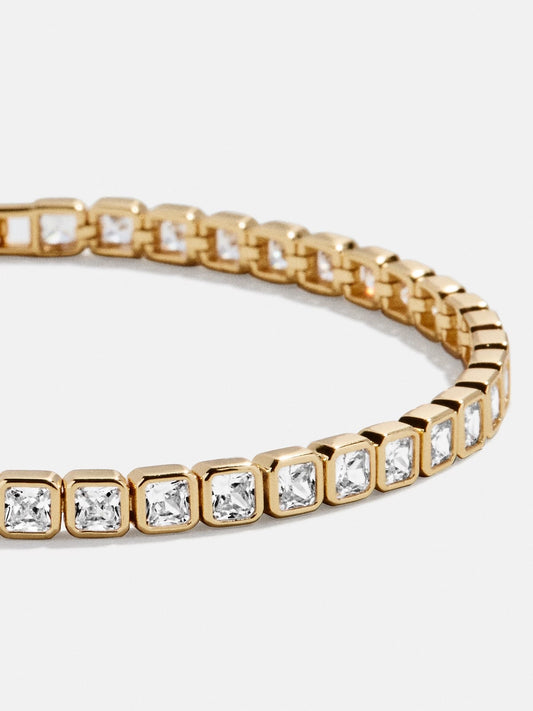 The Square-Cut Linear Bracelet